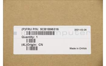 Lenovo 5CB1B96316 Tastatur inkl. Topcase deutsch W 82HV FP BL GY