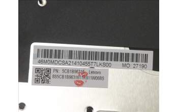 Lenovo 5CB1B96316 Tastatur inkl. Topcase deutsch W 82HV FP BL GY