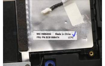 Lenovo 5CB1B96474 Tastatur inkl. Topcase ASM_THAI L82KB BK DIS
