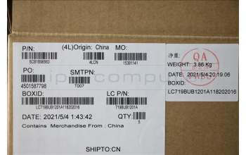 Lenovo 5CB1B96563 C-Cover with keyboard, Nordic, Fingerprint, UK