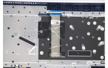 Lenovo 5CB1B96563 C-Cover with keyboard, Nordic, Fingerprint, UK