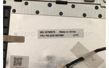 Lenovo 5CB1B97660 Tastatur inkl. Topcase deutsch L82H7 AB FPNBLD