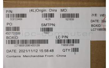 Lenovo 5CB1C04499 Tastatur inkl. Topcase spanisch L82H7 SD FP BLD