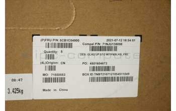 Lenovo 5CB1C04900 Tastatur inkl. TopcaseASM_FRA C82L3 StoBL