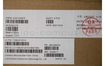 Lenovo 5CB1C04979 Tastatur inkl. Topcase ASM_US L81X7 NFPBKDIS