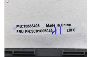 Lenovo 5CB1C05040 Tastatur inkl. Topcase ASM_UK L81X7 FPPGYDIS