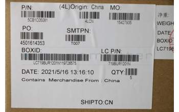 Lenovo 5CB1C05081 Tastatur inkl. Topcase ASM_RU L81X7 NFPABDIS