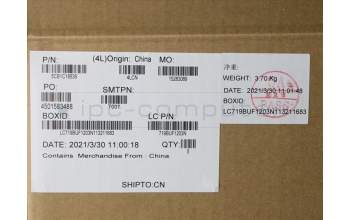 Lenovo 5CB1C18836 C-Cover with keyboard, Hungarian, Black, UK