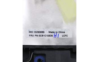 Lenovo 5CB1C18836 C-Cover with keyboard, Hungarian, Black, UK