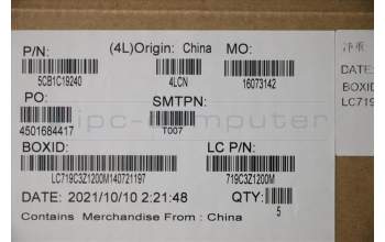 Lenovo 5CB1C19240 Tastatur inkl. Topcase ASM_LA SPAL82JY_PHABU