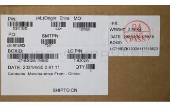 Lenovo 5CB1C19280 Tastatur inkl. Topcase ASM_TUR L82NC SGY