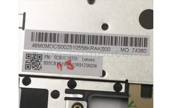Lenovo 5CB1C19335 Tastatur inkl. Topcase ASM_GR W 82HU NFB PG