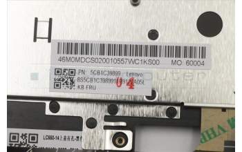 Lenovo 5CB1C39899 Tastatur inkl. Topcase ASM_US W 82HU FB GY