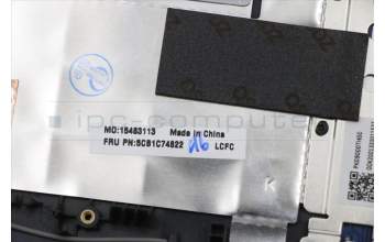 Lenovo 5CB1C74822 Tastatur inkl. TopcaseASM_NORDIC L82JUBURGBW/F