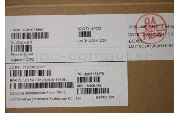 Lenovo 5CB1C74894 Tastatur inkl. Topcase ASM_TUR L82JU SGW/FILM