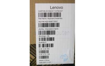 Lenovo 5CB1C74979 Tastatur inkl. Topcase ASM_HUN H82L5 STO DIS