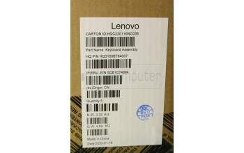 Lenovo 5CB1C74994 C-Cover with keyboard, UK English, UK