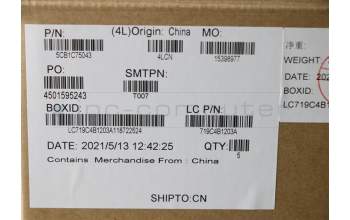 Lenovo 5CB1C75043 Tastatur inkl. Topcase ASM_NORDICL82KVFPA/BUMA