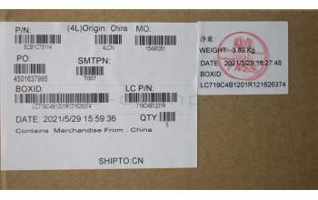 Lenovo 5CB1C75114 Tastatur inkl. Topcase ASM_UK L82KV NFPA/BUMA