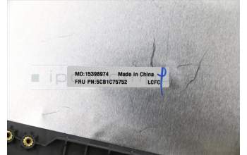 Lenovo 5CB1C75752 C-Cover with keyboard, Nordic, Non-Fingerprint, UK