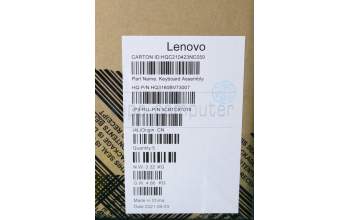 Lenovo 5CB1C87019 C-Cover with keyboard, Czech/Slovakian, UK