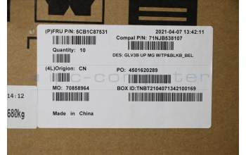 Lenovo 5CB1C87531 Tastatur inkl. TopcaseASM_BEL C21A4 MGBL