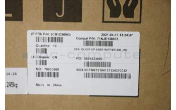 Lenovo 5CB1C90960 Tastatur inkl. Topcase ASM_ENG C 20WE BLKB N