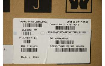 Lenovo 5CB1C90967 Tastatur inkl. Topcase ASM_HBW C 20WE BLKB N