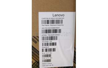 Lenovo 5CB1C92817 Tastatur inkl. Topcase ASM_EURO ENG H 82KN GY