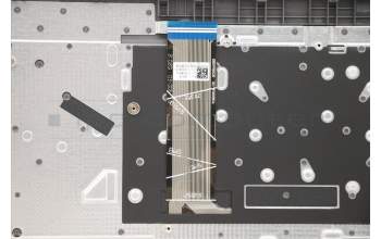 Lenovo 5CB1C92872 C-Cover with keyboard, French, Iron Grey, US