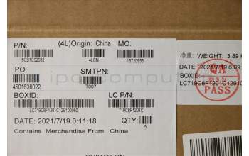 Lenovo 5CB1C92932 C-Cover with keyboard, Italian, Iron Grey, UK