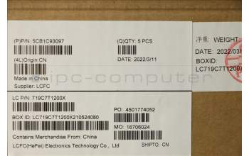 Lenovo 5CB1C93097 Tastatur inkl. TopcaseASM_EUROENGL82JWSG_BUW/F