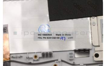 Lenovo 5CB1C93100 Tastatur inkl. Topcase ASM_USAENGL82JWSG_BUW/F