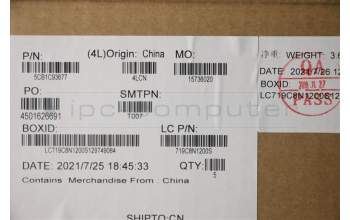 Lenovo 5CB1C93677 Tastatur inkl. Topcase ASM_EURO ENG L82K8 BK