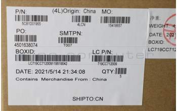 Lenovo 5CB1D01955 Tastatur inkl. Topcase ASM_HBWL82C7IG_TEX_LIPC