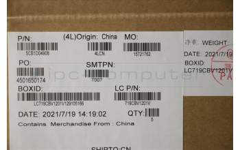 Lenovo 5CB1D04908 Tastatur inkl. TopcaseASM UK L 82M7 NFP AB BL