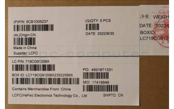 Lenovo 5CB1D05237 Tastatur inkl. TopcaseASMFRA/ENGL82JDSGw/RGBWRF