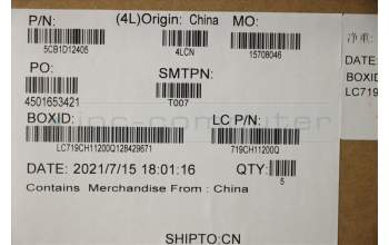 Lenovo 5CB1D12405 Tastatur inkl. Topcase ASM_RUS L82N7 SG