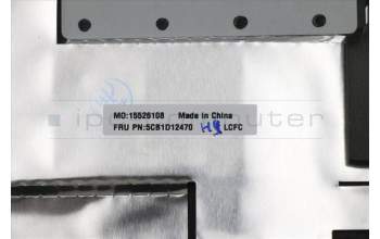 Lenovo 5CB1D12470 C-Cover with keyboard, Greek, US