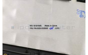 Lenovo 5CB1D20052 Tastatur inkl. Topcase ASM_UK L82JN PHA_BU