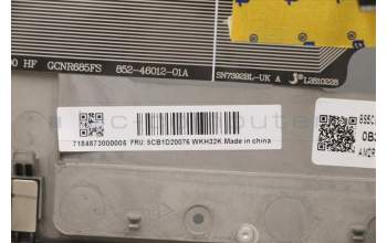 Lenovo 5CB1D20076 Tastatur inkl. Topcase ASM_NORDIC C 81XE BLKB