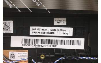 Lenovo 5CB1D33479 Tastatur inkl. Topcase ASM_POR L82M8 GY BL