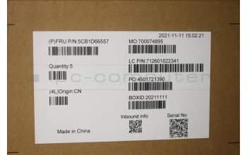 Lenovo 5CB1D66557 Tastatur inkl. Topcase ASM_HBW WT 82KF SR