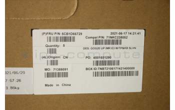 Lenovo 5CB1D66729 C-Cover with keyboard, Slovenian, UK