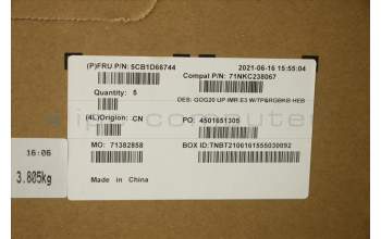 Lenovo 5CB1D66744 Tastatur inkl. Topcase ASM_HBW C 82K2 E3 RGB