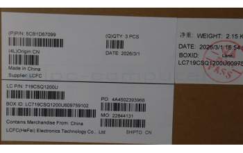 Lenovo 5CB1D67099 Tastatur inkl. Topcase ASM_LASPAL81WAABNFPLIPC