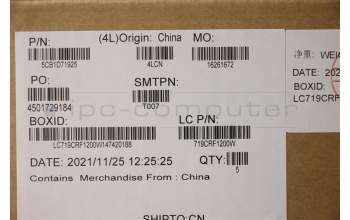 Lenovo 5CB1D71925 Tastatur inkl. Topcase ASM_BUL L21B1