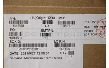 Lenovo 5CB1E21603 Tastatur inkl. Topcase ASM_ENG 5M GL NC