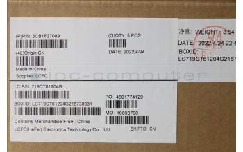 Lenovo 5CB1F27089 Tastatur inkl. Topcase ASM_ENG L82LX NFPAB