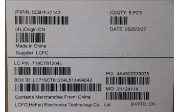 Lenovo 5CB1F27143 Tastatur inkl. Topcase ASM_CZE/SLK L82LX NFPCG